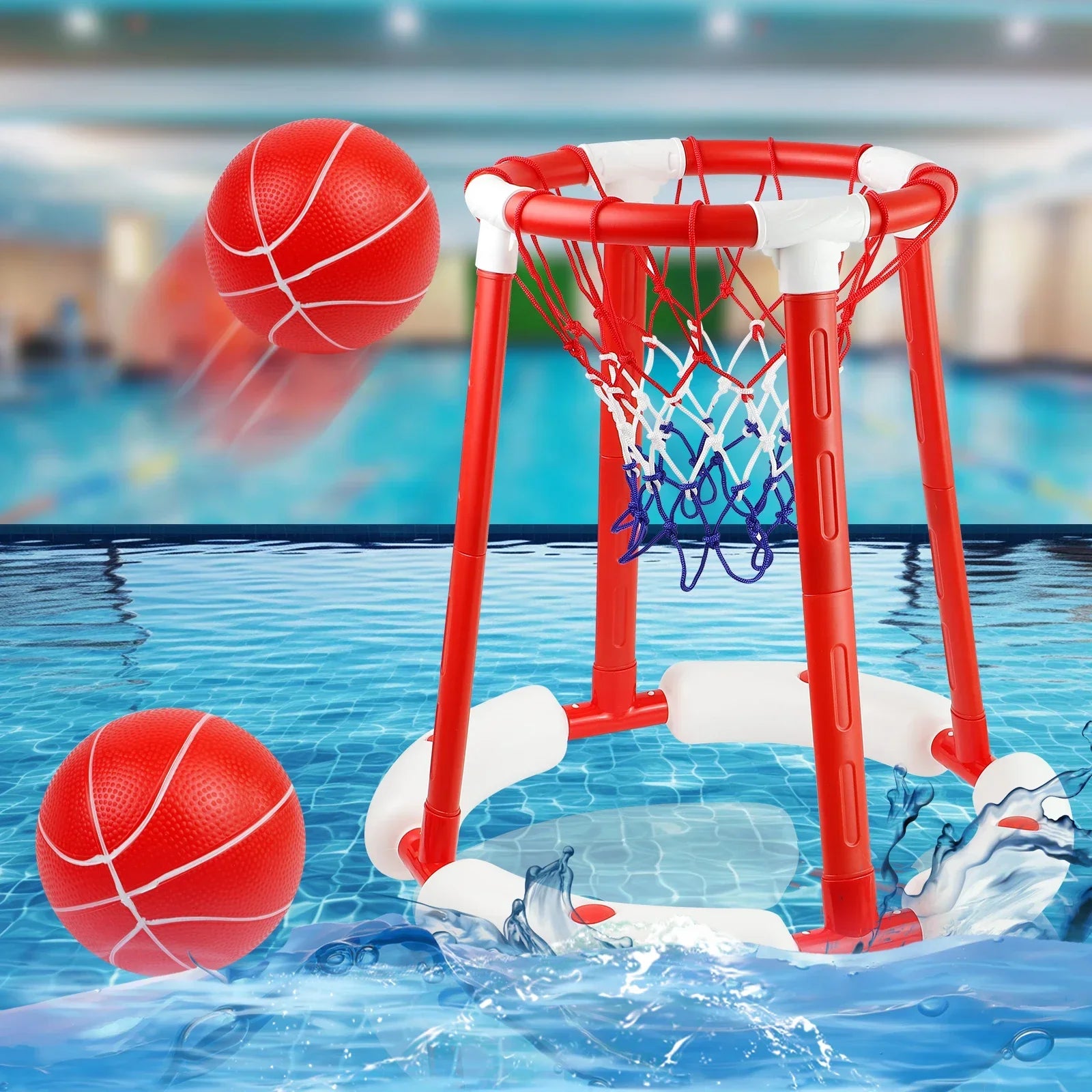 Schwimmender Pool-Basketball-Korb