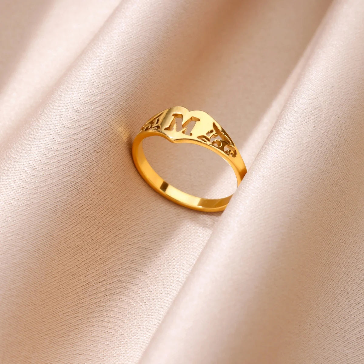 Initialen-Ring verstellbar A-Z
