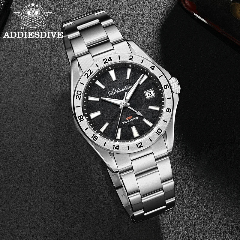 GMT Dual-Time Herrenuhr · Zwei Zeitzonen