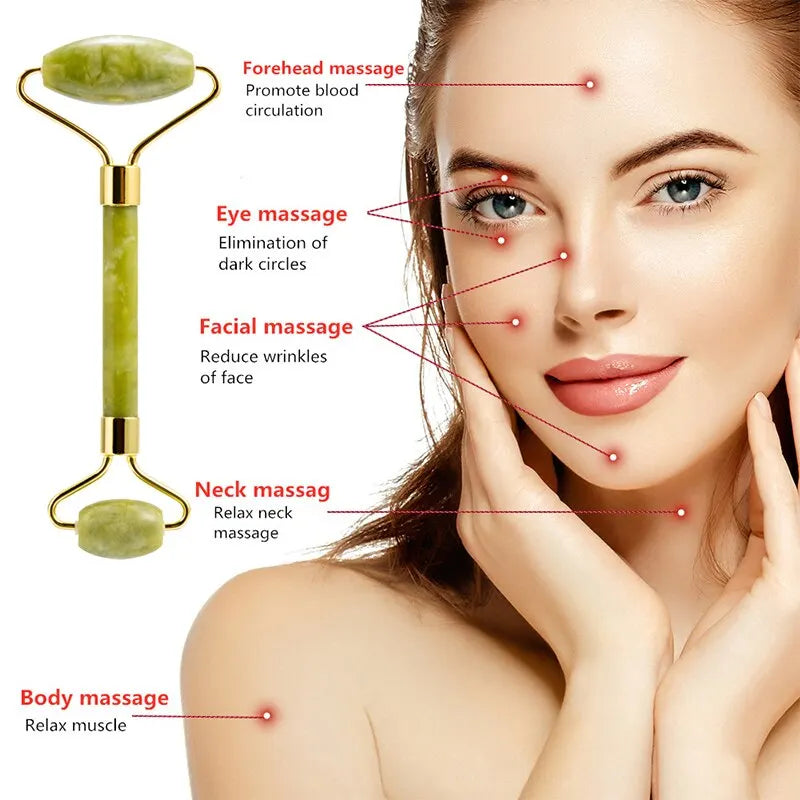 Rosenquarz Gua Sha Anti-Aging Premium