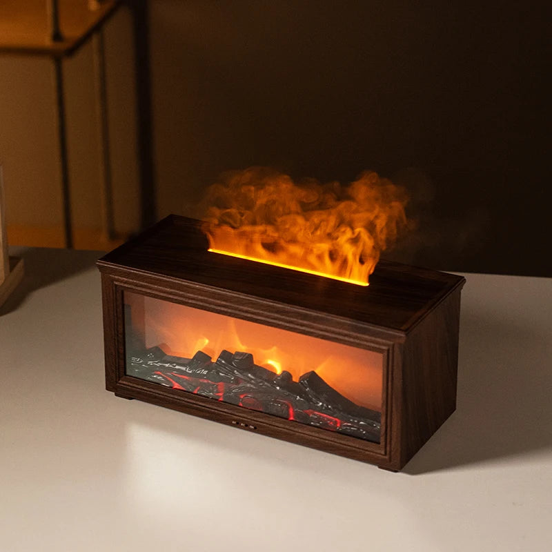 Flame Diffuser Holzboden Design