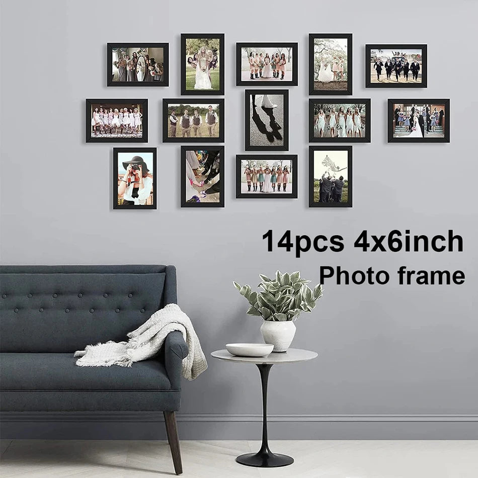 Foto-Wand Set 9-teilig Bilderrahmen