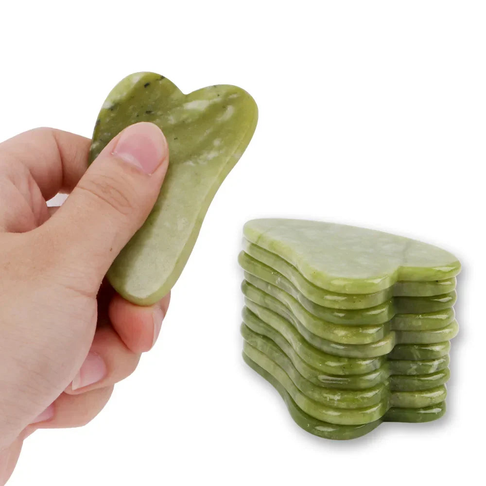 Jade Roller & Gua Sha Premium Set · Anti-Aging Facelift · im Bundle