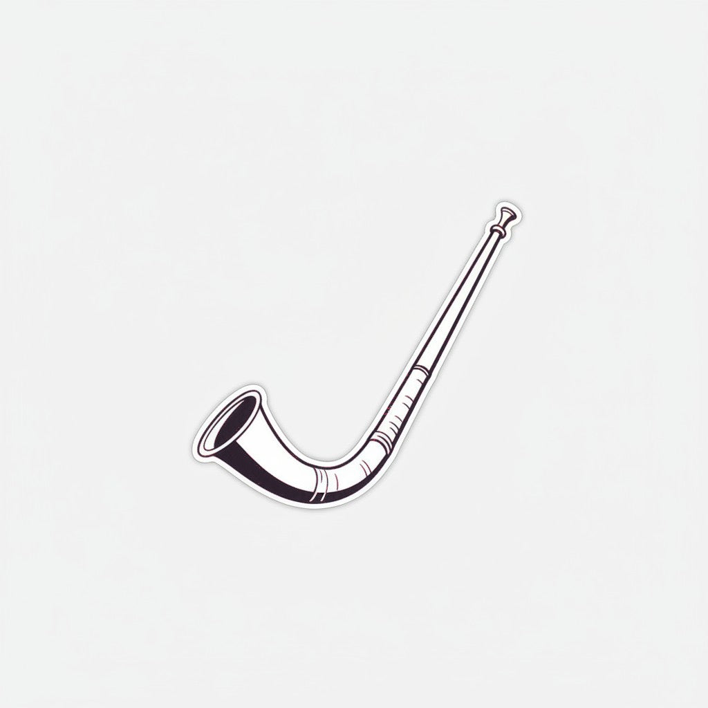 Schweiz-Sticker «Alphorn» – LuxeStyle Schweiz