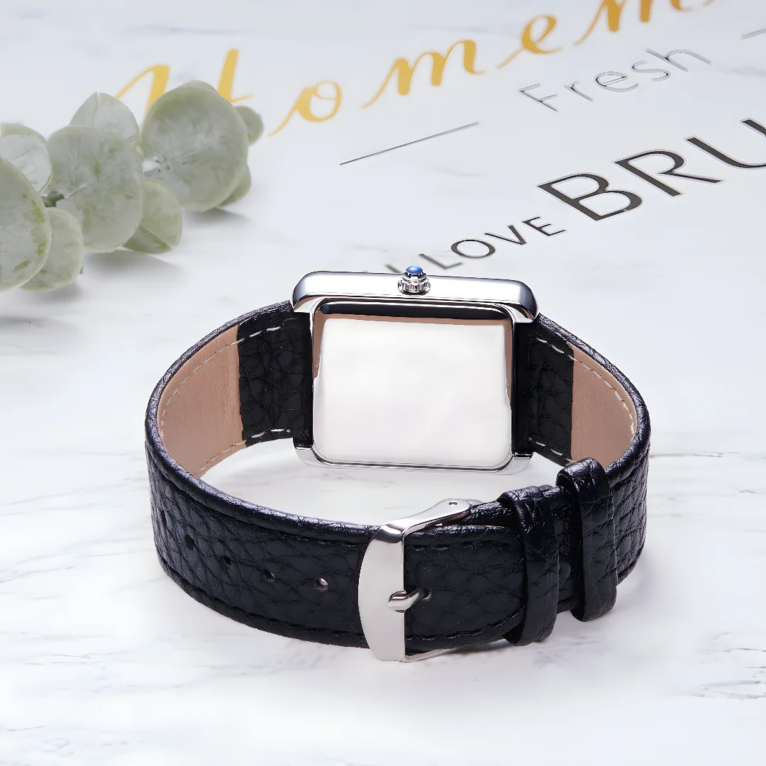 Eckige Herrenuhr Manhattan · Tank-Stil