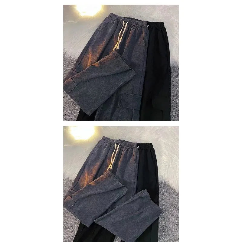 Herren Cordhose Retro · weites Bein, japanischer Stil (Freizeit)