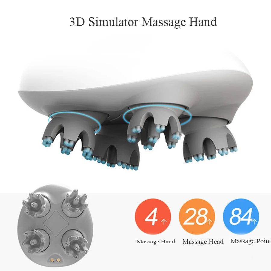 Elektrischer Kopfhaut-Massager · 4D