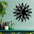 Wandkunst Metall-Sonne