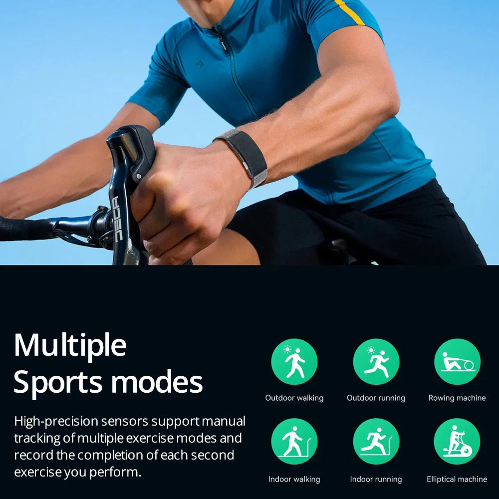 Fitness-Tracker Smart-Band · Herzfrequenz Schritte