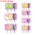 Eis-am-Stiel-Formen Silikon · 6er-Set