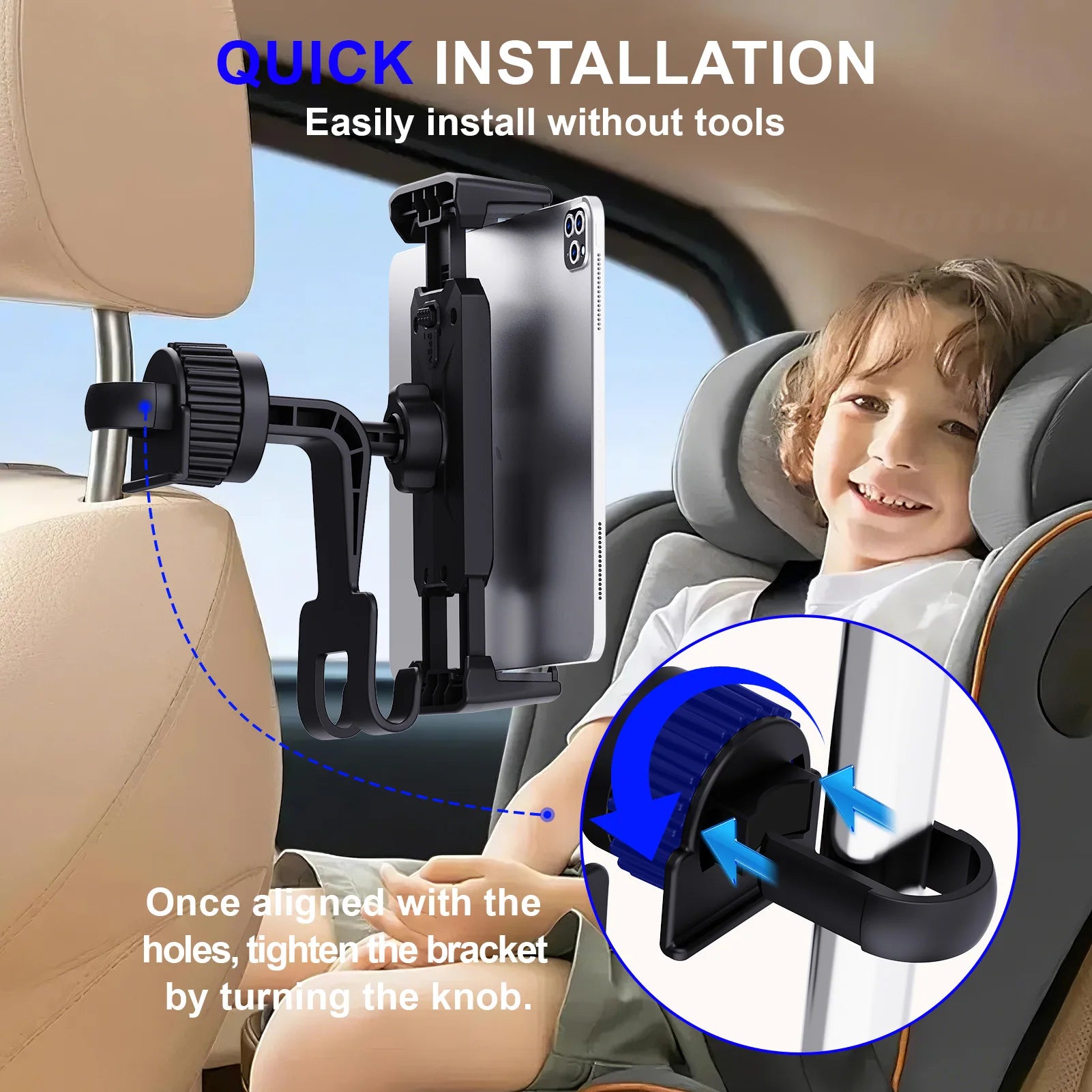 Headrest Doppelhalter 2 Tablets