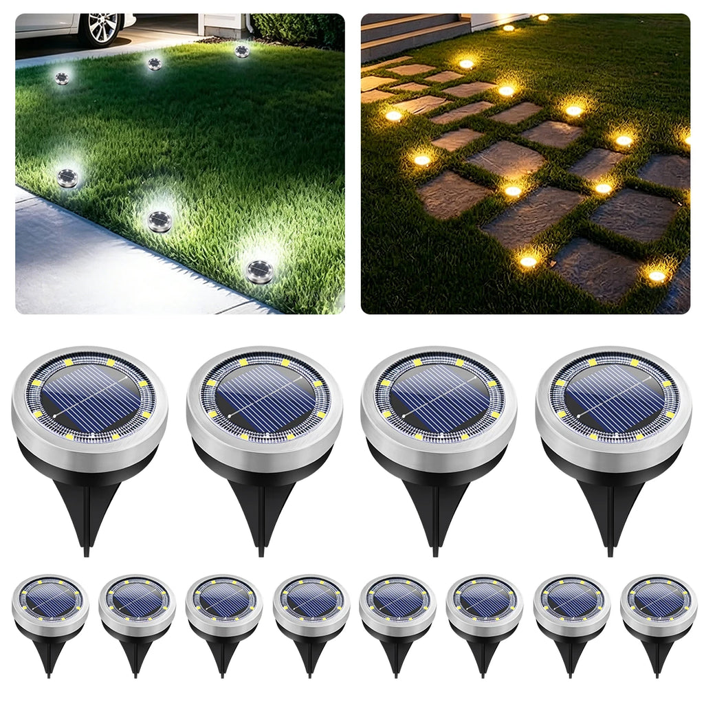 Solar-Gartenleuchten 4er-Set