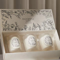 Aroma-Sojakerzen 3er-Set · Geschenkbox