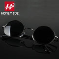 Retro-Rundbrille mit Metallrahmen, UV400 – LuxeStyle