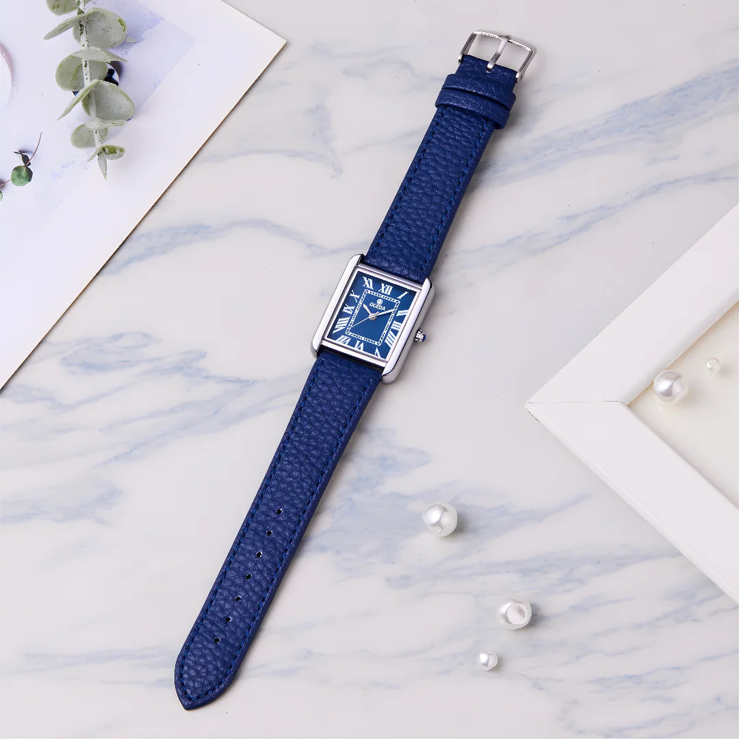 Eckige Herrenuhr Manhattan · Tank-Stil
