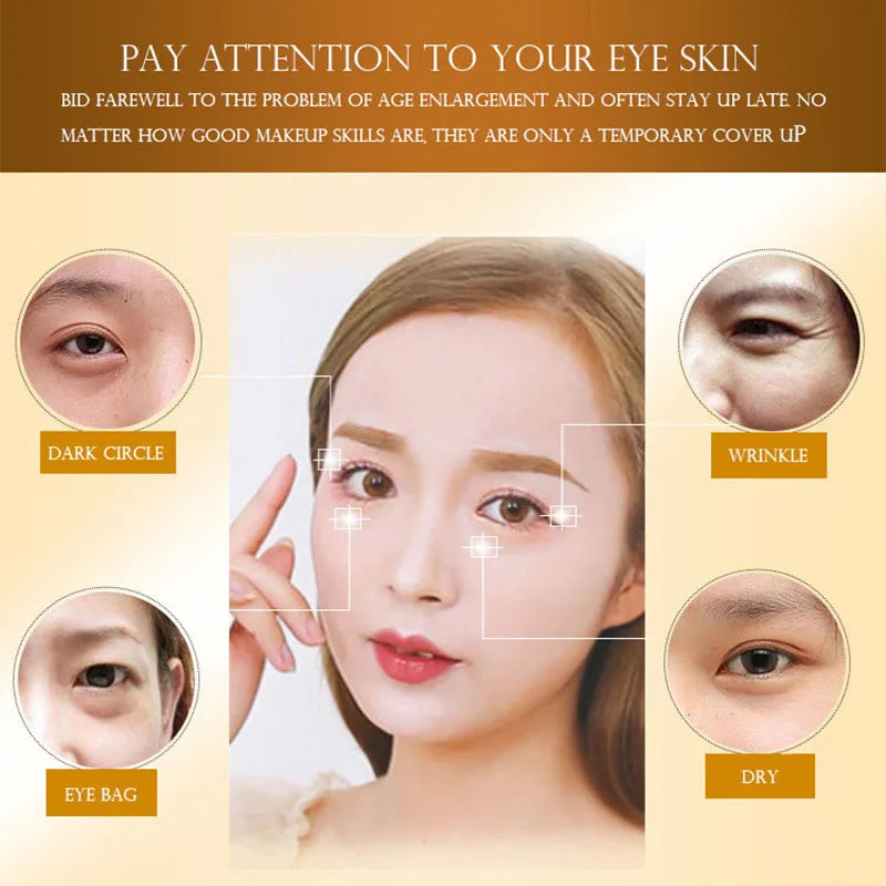 24K Gold Eye-Patches Anti-Aging 60 Stk