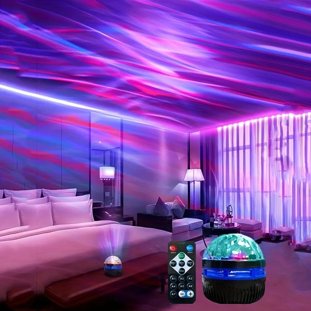 Galaxy-Aurora-LED-Projektor 360° · Sternenhimmel & Nordlicht – LuxeStyle