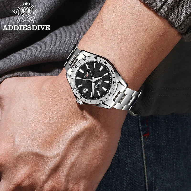 GMT Dual-Time Herrenuhr · Zwei Zeitzonen