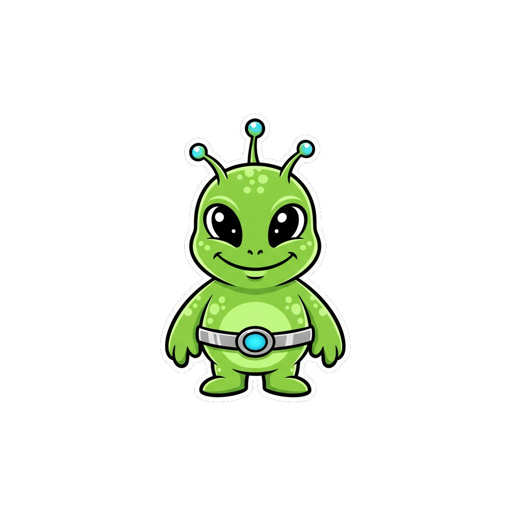 Sticker «Alien Green» – LuxeStyle Schweiz
