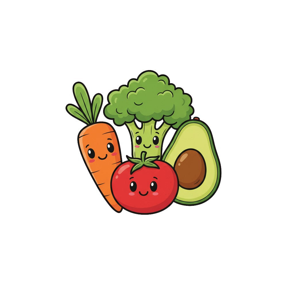 Sticker «Art Veggies» – LuxeStyle Schweiz