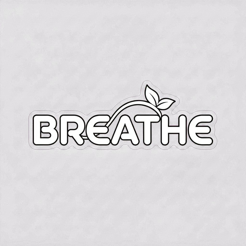Sticker «Breathe» – LuxeStyle Schweiz