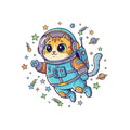 Sticker «Cat Astronaut» – LuxeStyle Schweiz
