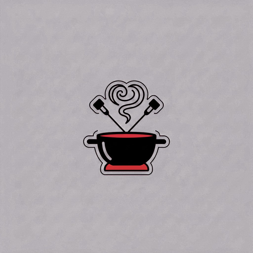 Sticker «Ch Fondue Caquelon» – LuxeStyle Schweiz