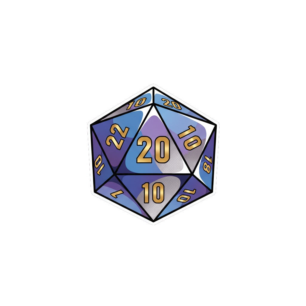 Sticker «Dice D20» – LuxeStyle Schweiz