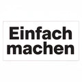 Sticker «Einfachmachen» – LuxeStyle Schweiz