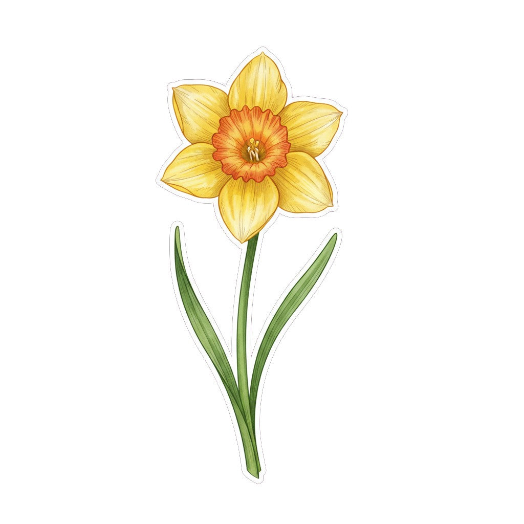 Sticker «Flower Daffodil» – LuxeStyle Schweiz