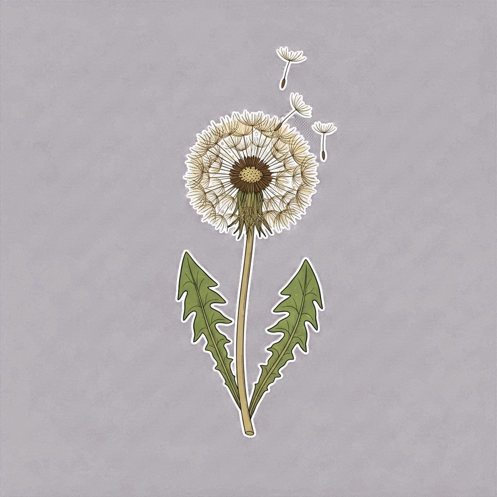 Sticker «Flower Dandelion» – LuxeStyle Schweiz