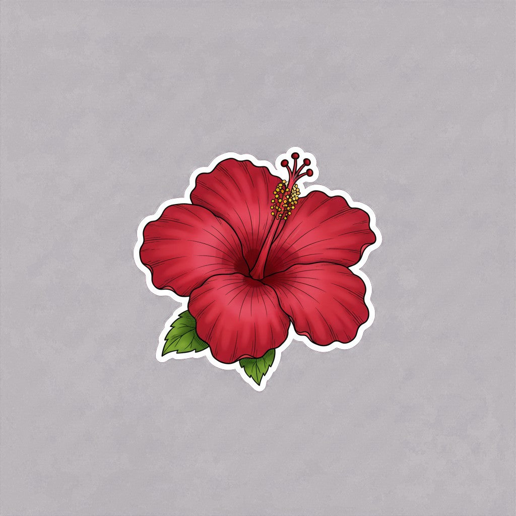Sticker «Flower Hibiscus» – LuxeStyle Schweiz
