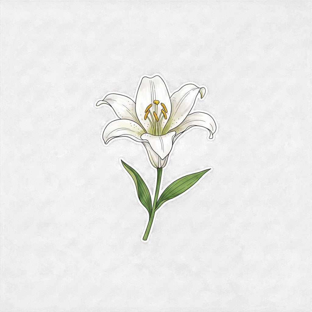 Sticker «Flower Lily» – LuxeStyle Schweiz