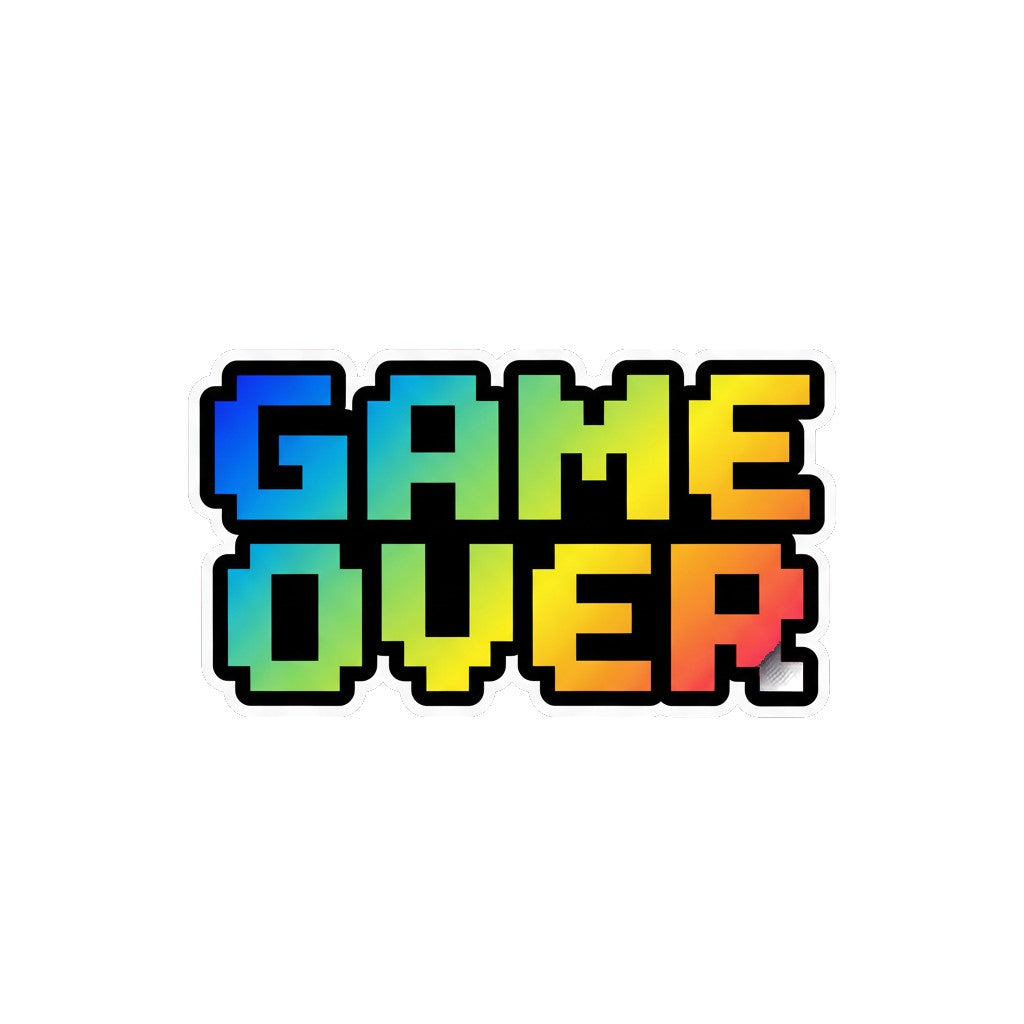 Sticker «Gameover» – LuxeStyle Schweiz