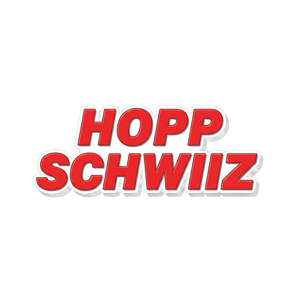 Sticker «Hopp Schwiiz» – LuxeStyle Schweiz