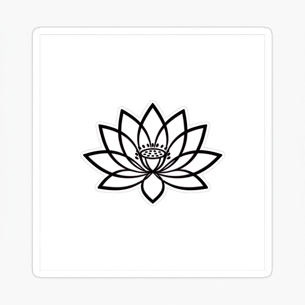 Sticker «Lotus Zen» – LuxeStyle Schweiz
