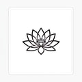 Sticker «Lotus Zen» – LuxeStyle Schweiz