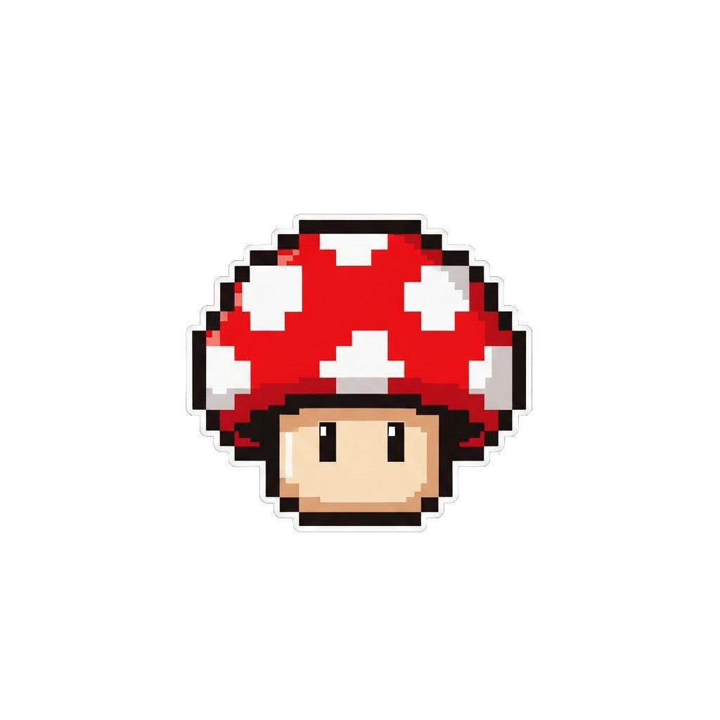 Sticker «Pixel Mushroom» – LuxeStyle Schweiz