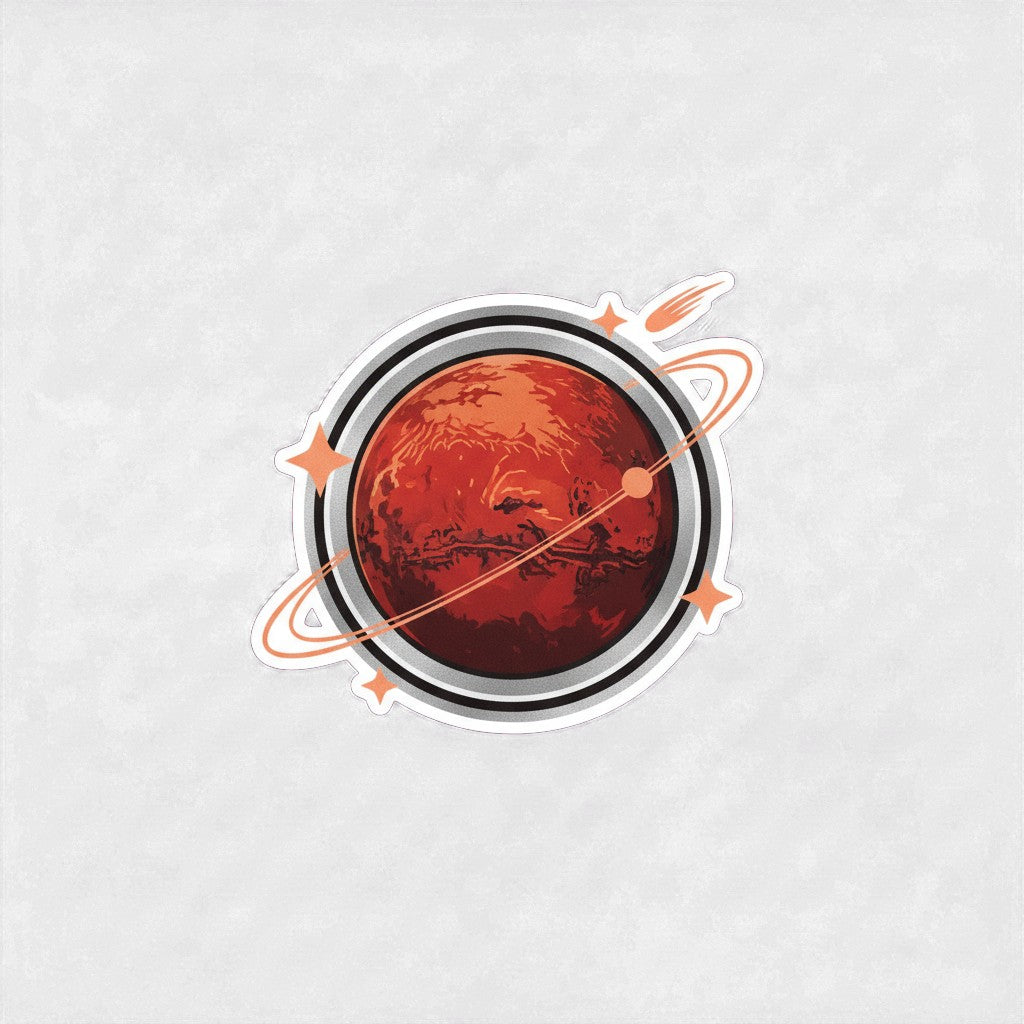 Sticker «Planet Mars» – LuxeStyle Schweiz