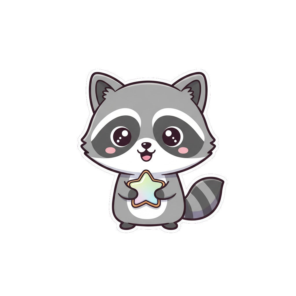 Sticker «Raccoon» – LuxeStyle Schweiz