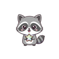 Sticker «Raccoon» – LuxeStyle Schweiz