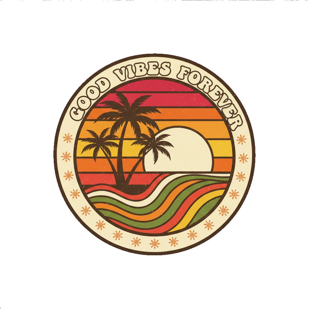 Sticker «Retro Sunset» – LuxeStyle Schweiz
