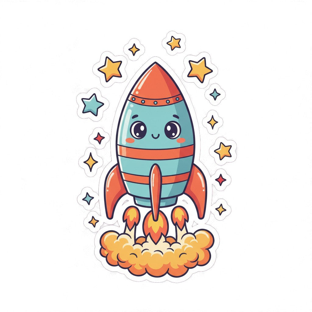 Sticker «Rocket» – LuxeStyle Schweiz