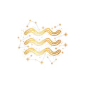 Sticker «Zodiac Aquarius» – LuxeStyle Schweiz