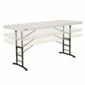 Table Klapptisch Lifetime Weiß Stahl rechteckig · Generalüberholt (Note C)
