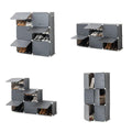 Tragbares Modul-Schuhregal InnovaGoods Grau · Generalüberholt (Note A)