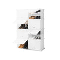 Tragbares Modul-Schuhregal InnovaGoods Weiß · Generalüberholt (Note A)