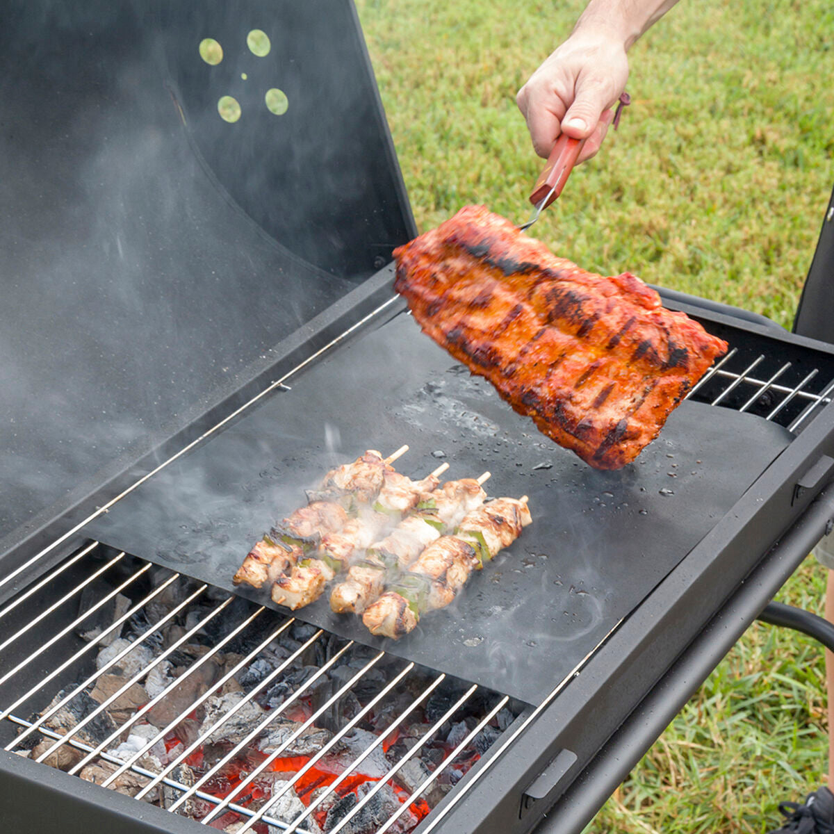Sauberes Grillen & Backen: Antihaft-Matten Set