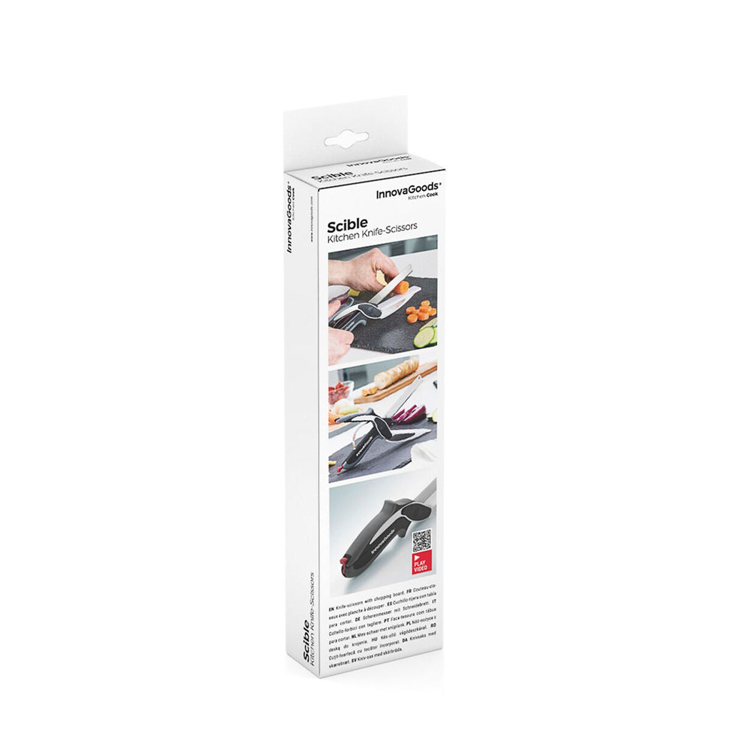Scherenmesser mit integriertem Mini-Schneidebrett Scible InnovaGoods – LuxeStyle Schweiz