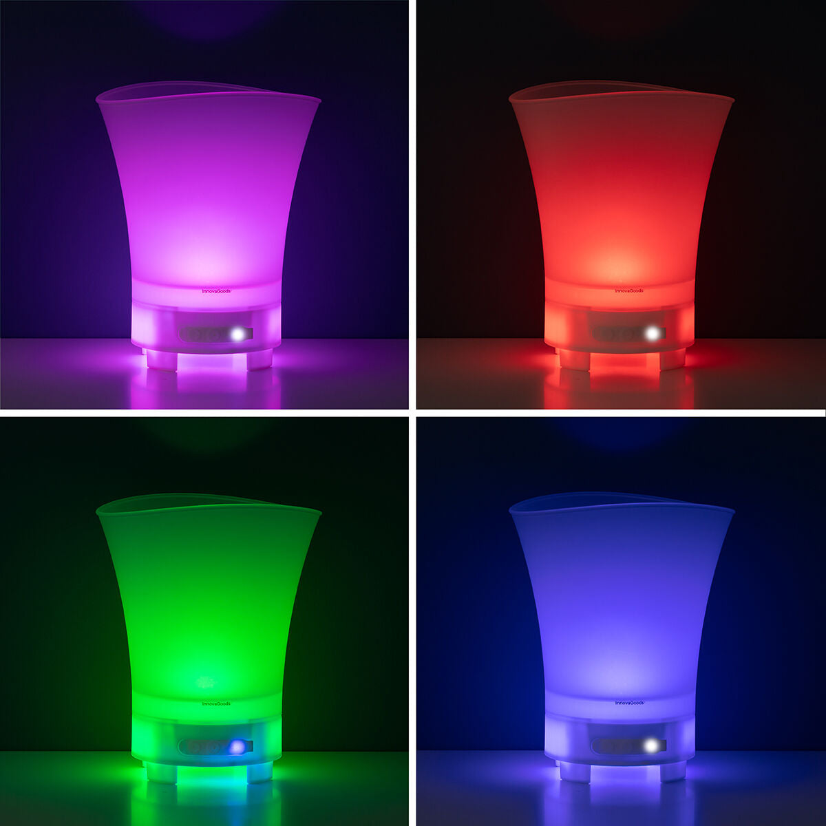 LED-Eiskübel mit wiederaufladbarem Lautsprecher Sonice InnovaGoods – LuxeStyle Schweiz